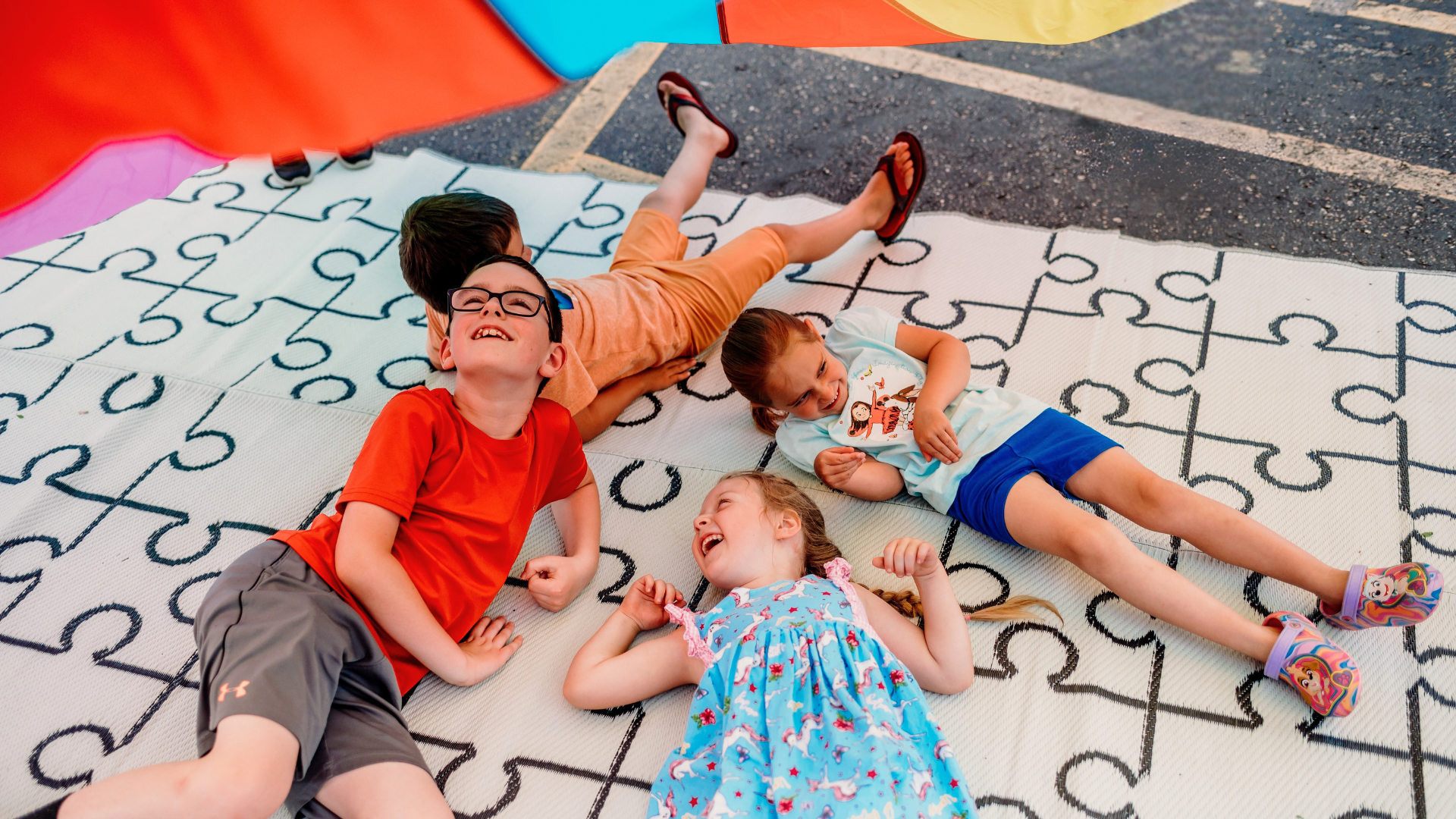 Youth engaging in Summer Adventure Program Festivities