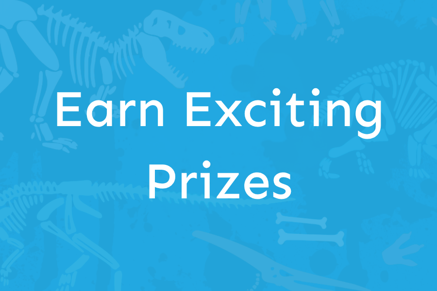 Earn Exciting Prizes Tagline Block