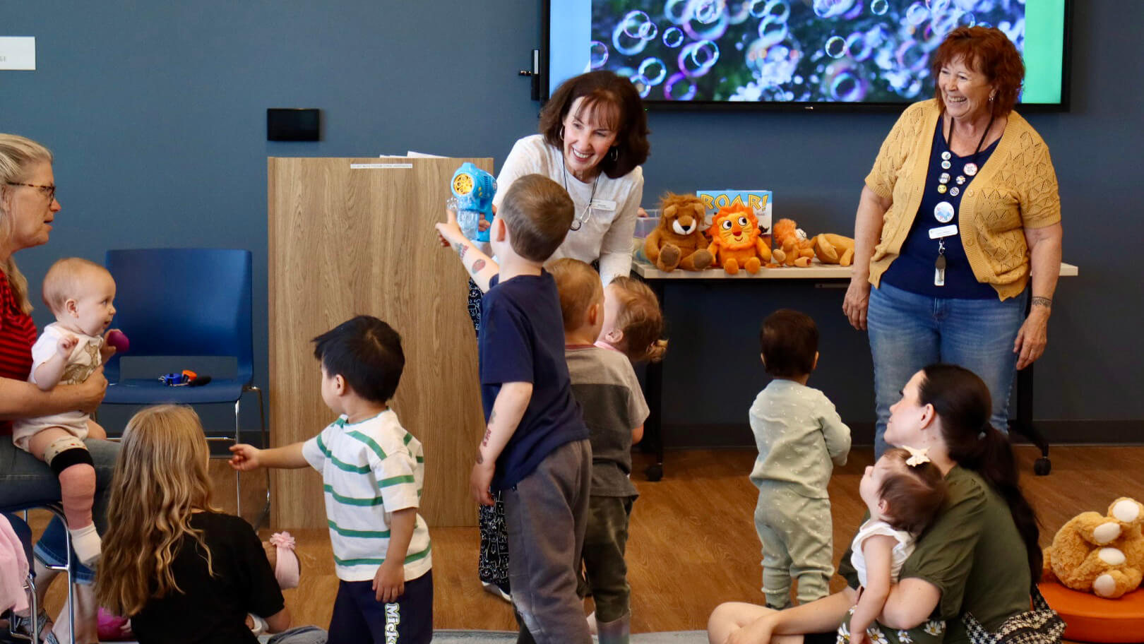 Adults Reading to Children